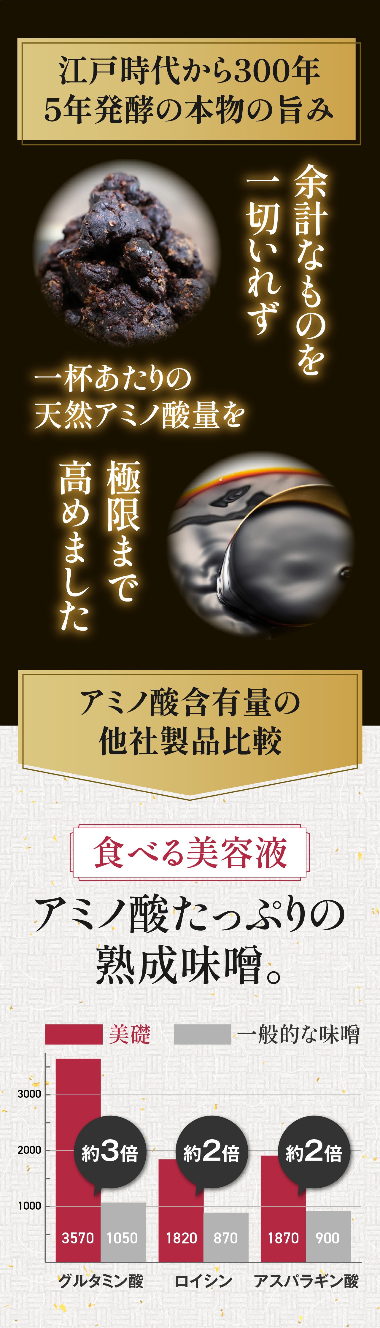 江戸時代から300年5年発酵の本物の旨味
